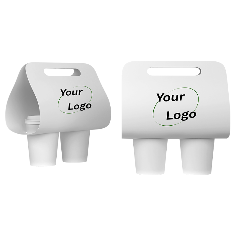 2 csésze elvihető papír fogantyútartó